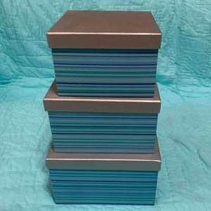 Square Stackable Decorative Nesting Box Set